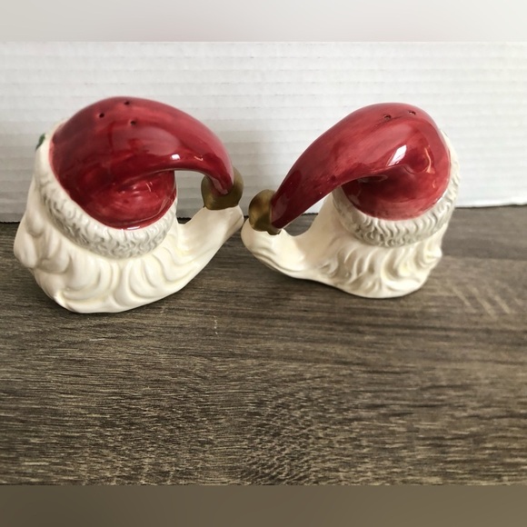 Vtg Fitz & Floyd Santa S&P Shakers - Picture 7 of 14